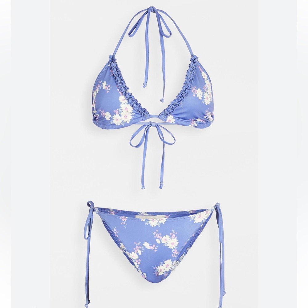 LoveShackFancy harbor bikini grape gum - size M medium - Love Shack Fancy NWT